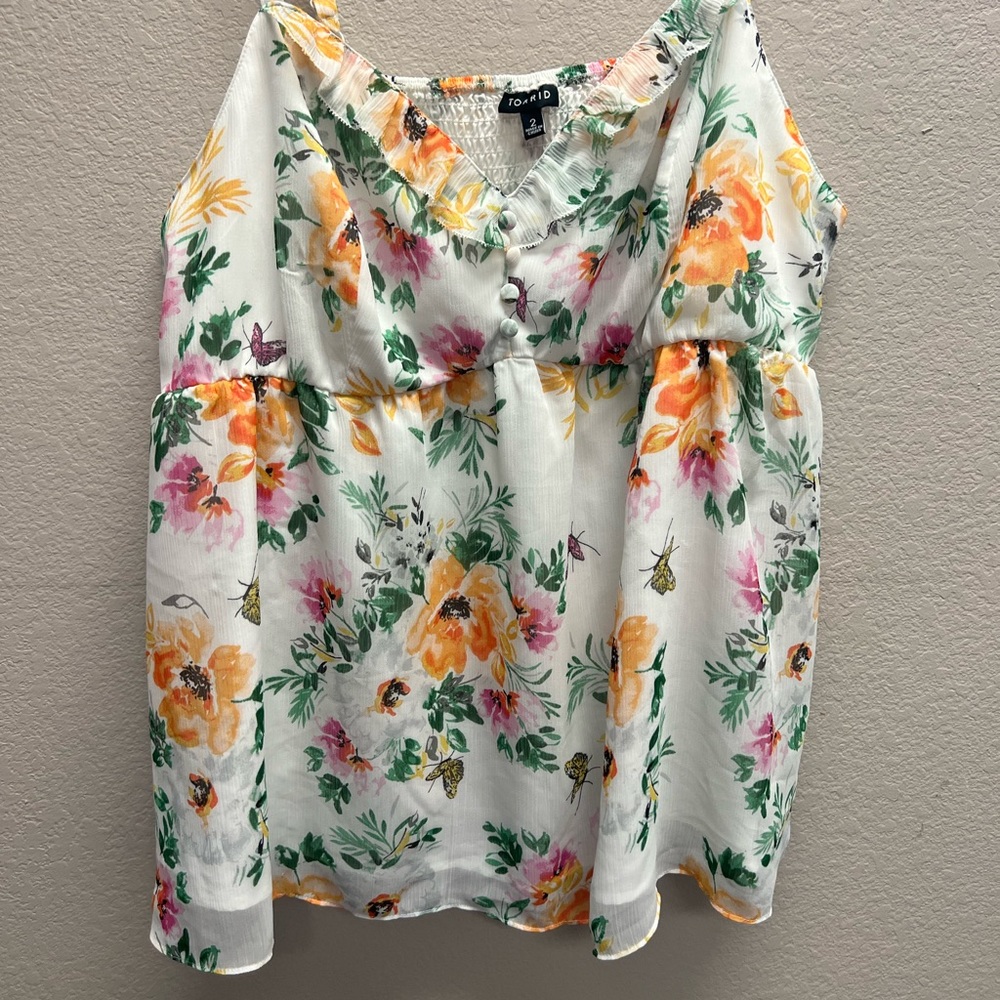 Torrid Floral tank top